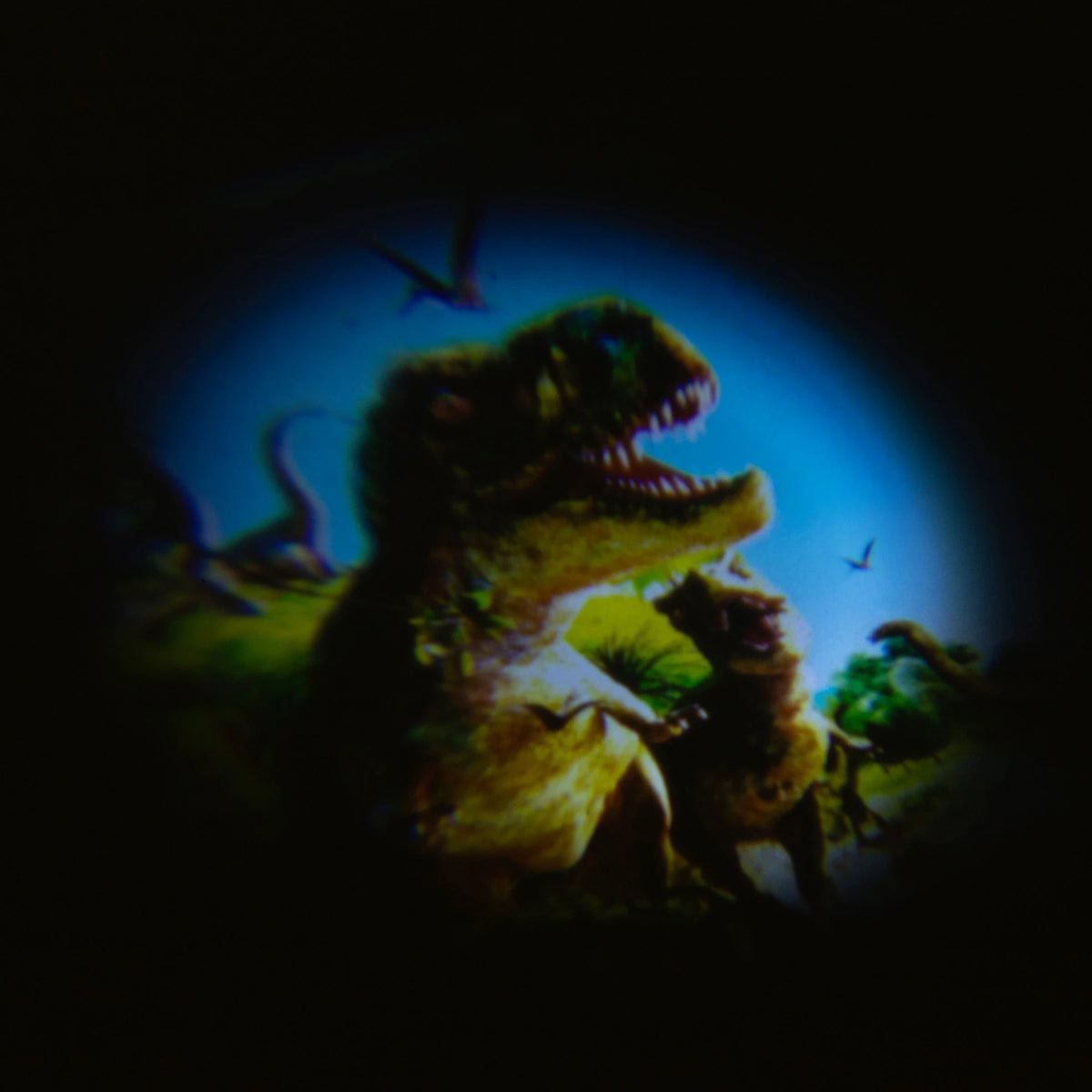 Dinosaur Theme Projection Camera With Bubble Stick