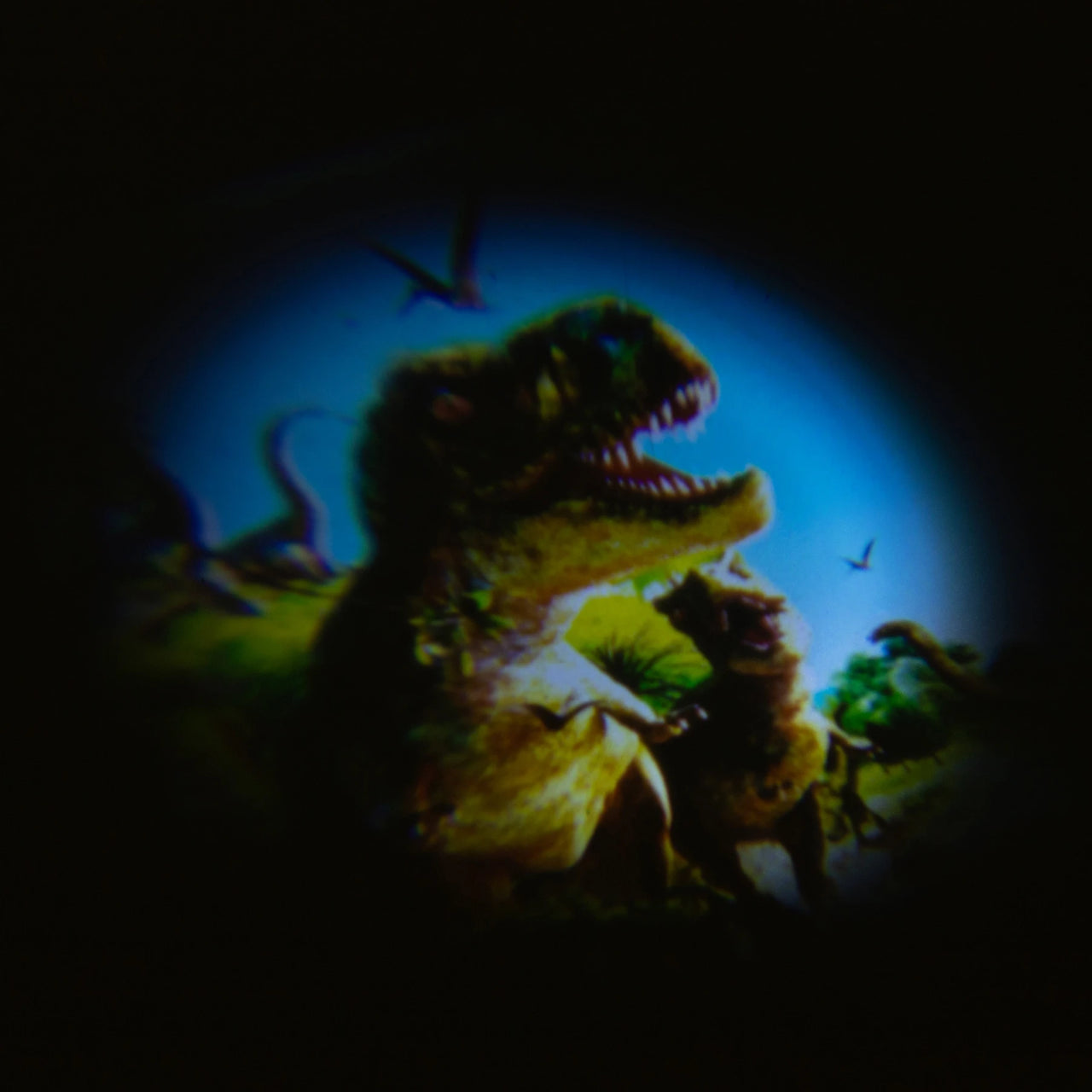 Dinosaur Theme Projection Camera With Bubble Stick