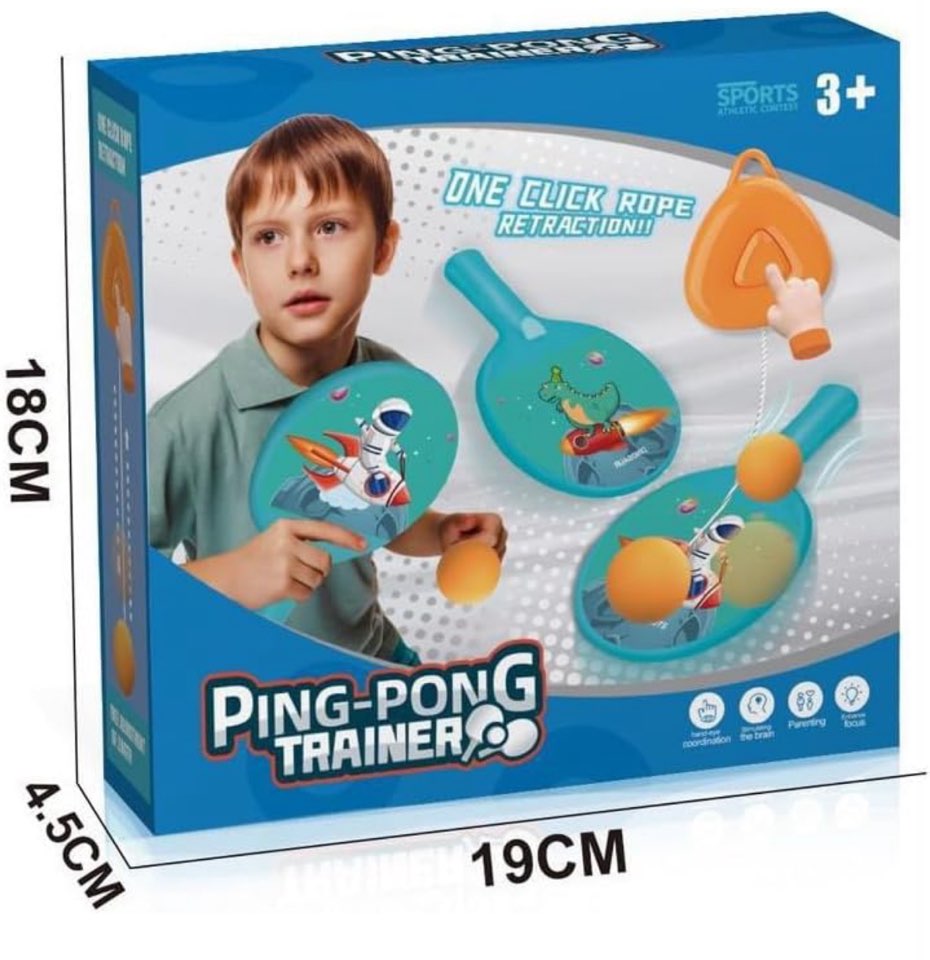 Kids Ping-Pong Trainer Ball Game