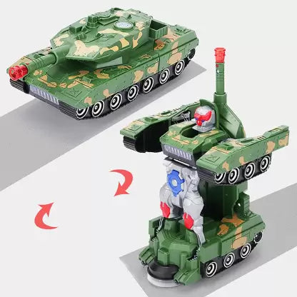 Deformation Combat Military Tank With Light & Sound