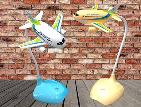 Rechargeable Passenger Plane Touch Table Lamp