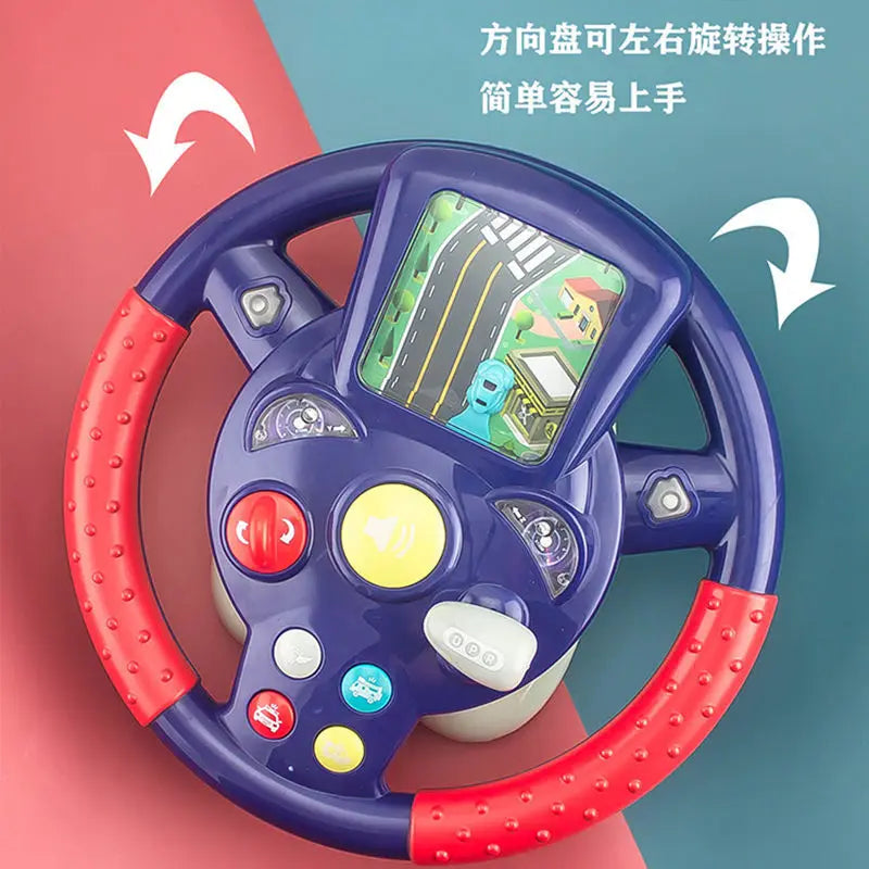 Little Driver Steering Wheel With Light, Music & Games