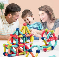 58Pcs Magnetic Building Block Puzzle Sticks Set