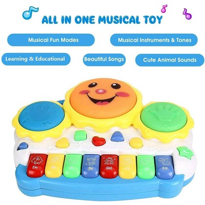 Electronic Drum Keyboard Musical Toy