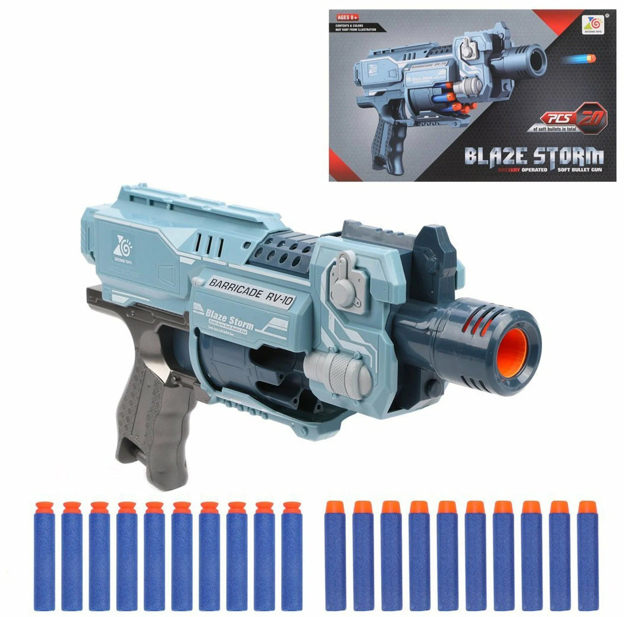 Electric Blaze Storm Soft Bullet Gun