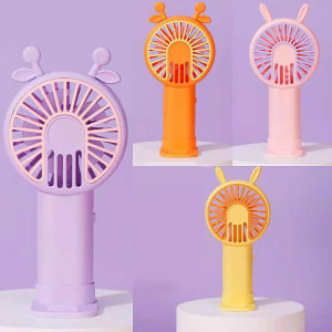 Handheld Mini USB Fan With Phone Bracket