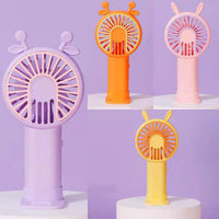 Handheld Mini USB Fan With Phone Bracket