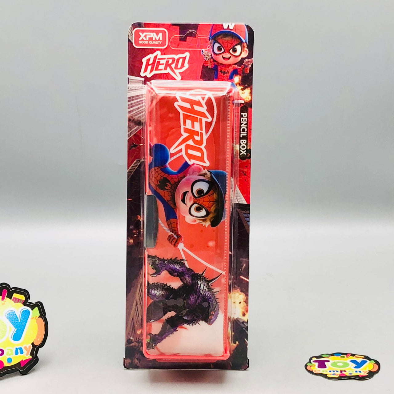 Mini Hero Themed Double-Sided Geometry Box - Red