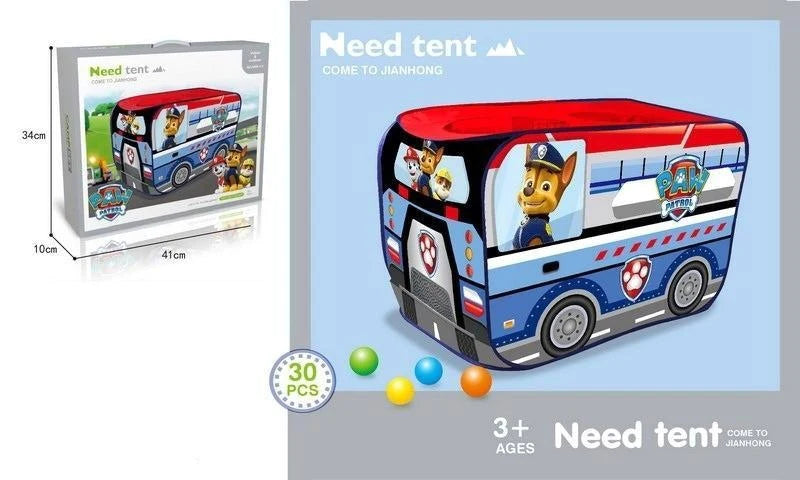 Paw Patrol Tent House With 30Pcs Ball