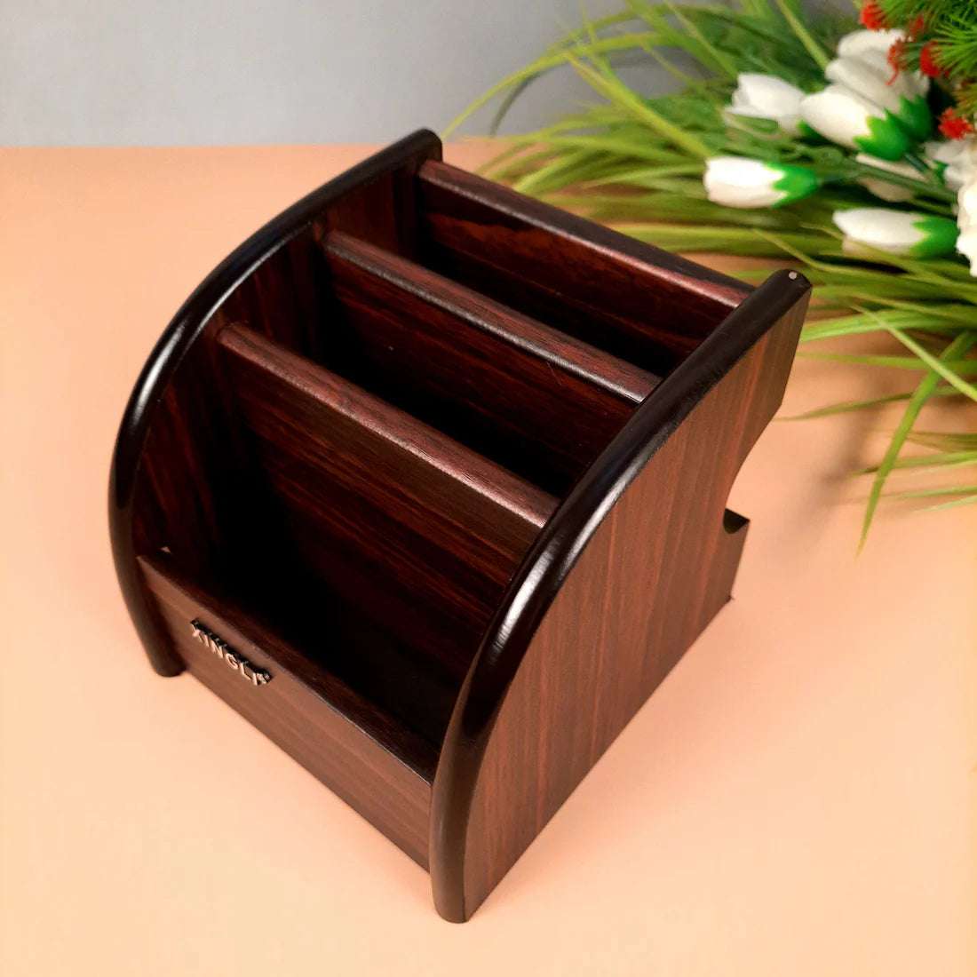 12.5cm Wooden Pen Holder Vase