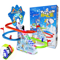 Penguin Racing Slide Track Set-Go with Sounds