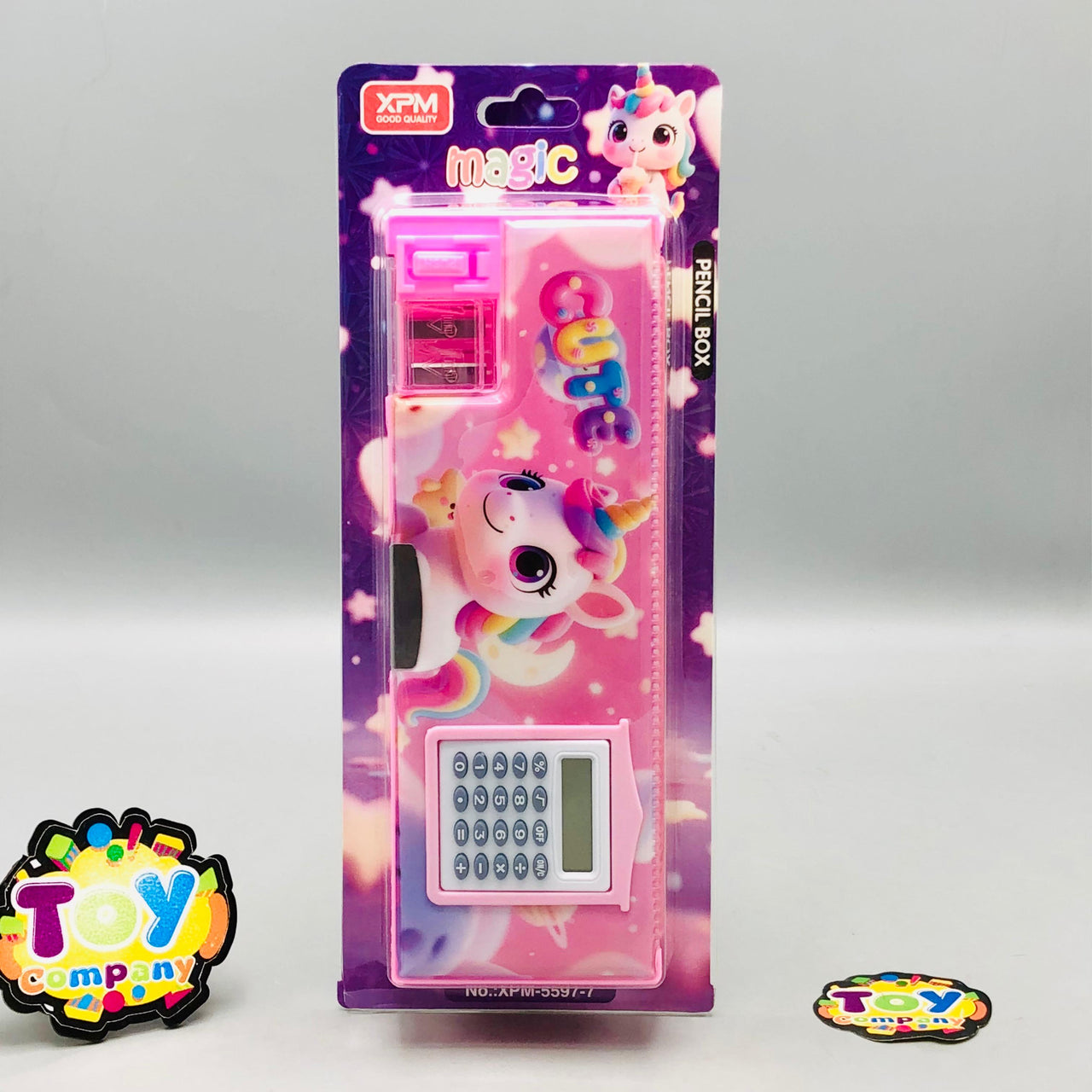 Unicorn Double-Sided Geometry Box With Calculator