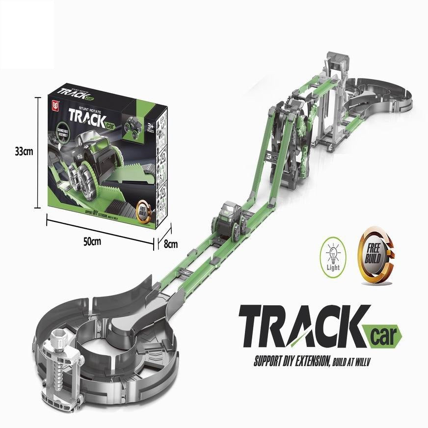 DIY Acrobatic Roller Coaster Track