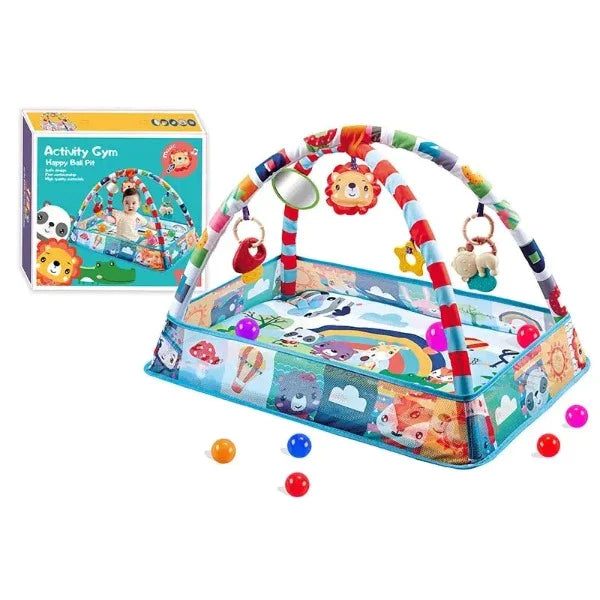 Multi-Function Baby Activity Gym Happy Ball Pit
