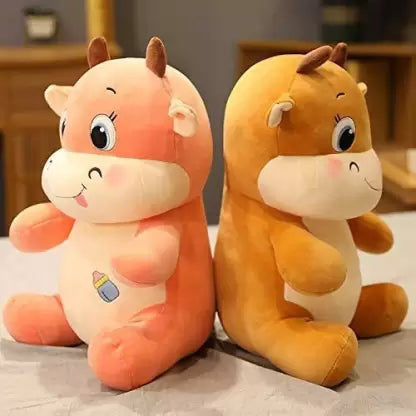 8* Inches Baby Cow Stuff Toy