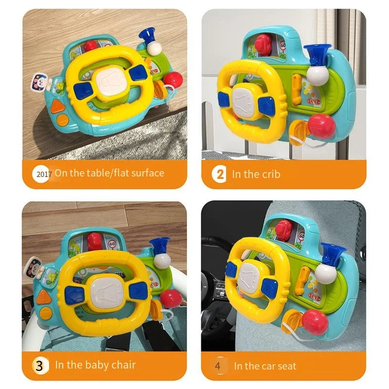 Huanger Musical Steering Wheel With Light & Music