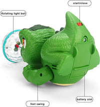 Light & Musical Stunt Dinosaur With Crystal Ball