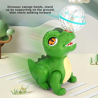 Light & Musical Stunt Dinosaur With Crystal Ball