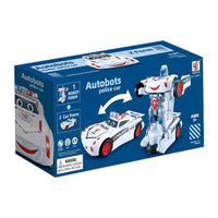 Electronic Deformation Police Car With Light & Sound