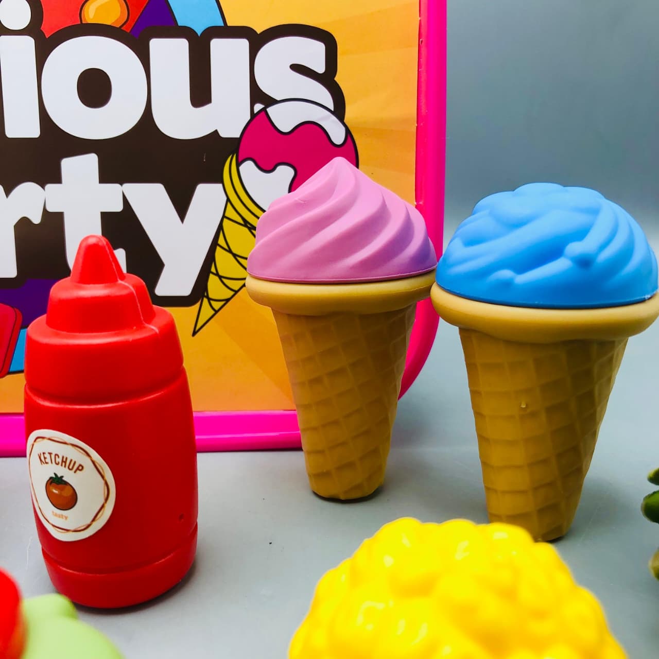 16Pcs Kids Pretend Play Delicious Dessert Play Set