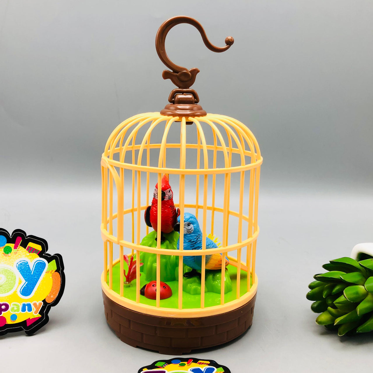 Battery Operated Kids Pretty Bird Cage With Light & Music