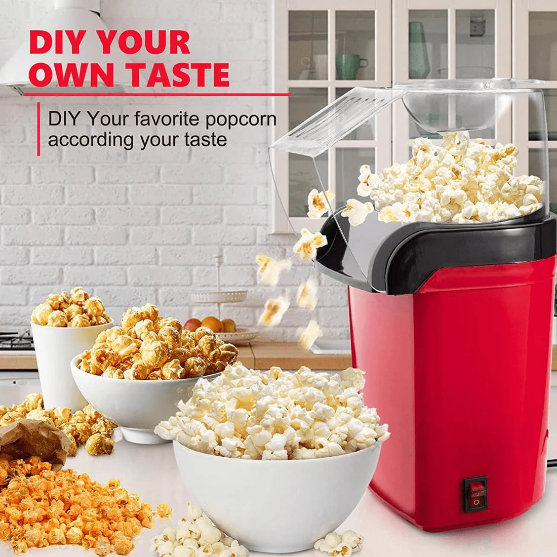Realistic Electric Mini Popcorn Maker Machine