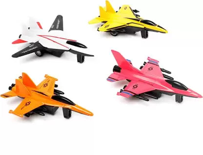 Diecast Pullback Air-planes Model Set of 4