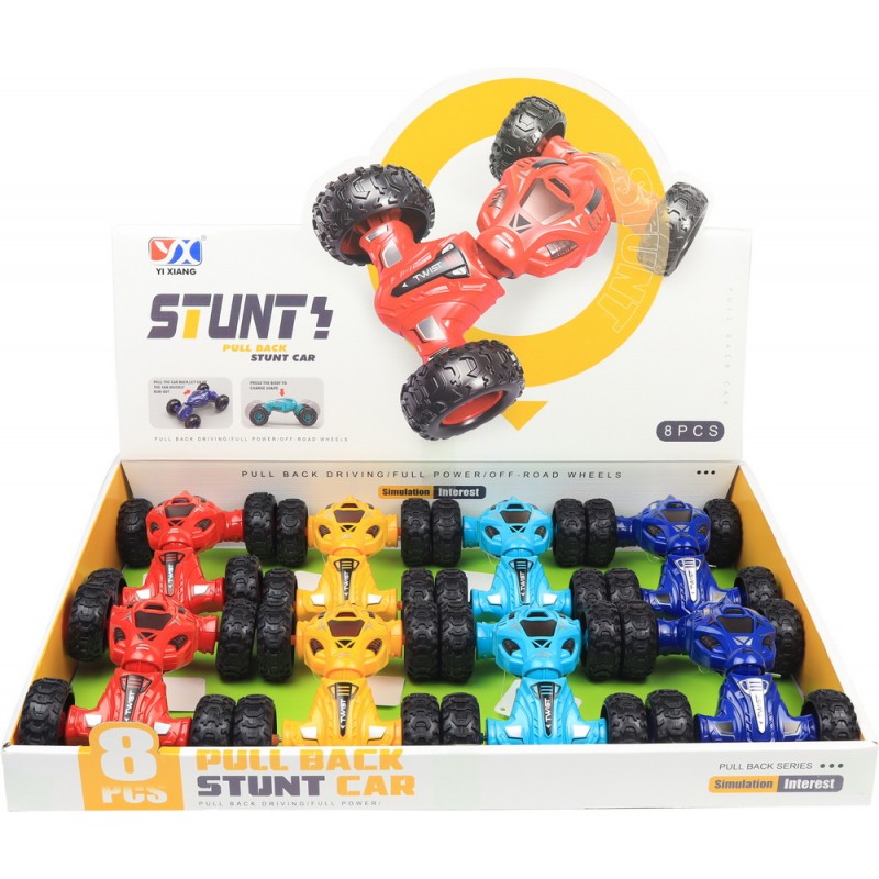ABS Pullback Stunt Car - 1Pc