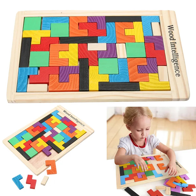 Wooden Intelligence Puzzle For Kids