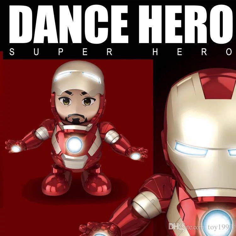Mini Flexible Dancing Robot - Iron Man