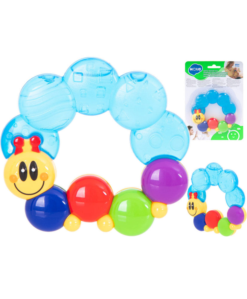 HOLA Caterpillar Design Baby Teether Rattle Toy Company