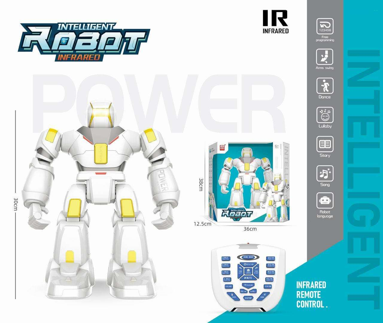 Remote Control Intelligent Robot With Music