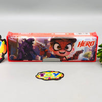 Mini Hero Themed Double-Sided Geometry Box - Red