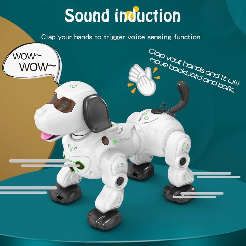 RC Multi-functional Lucky Robot Dog With Smoke