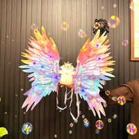 Remote Control Dream Fairy Wings With Colorful Bubbles