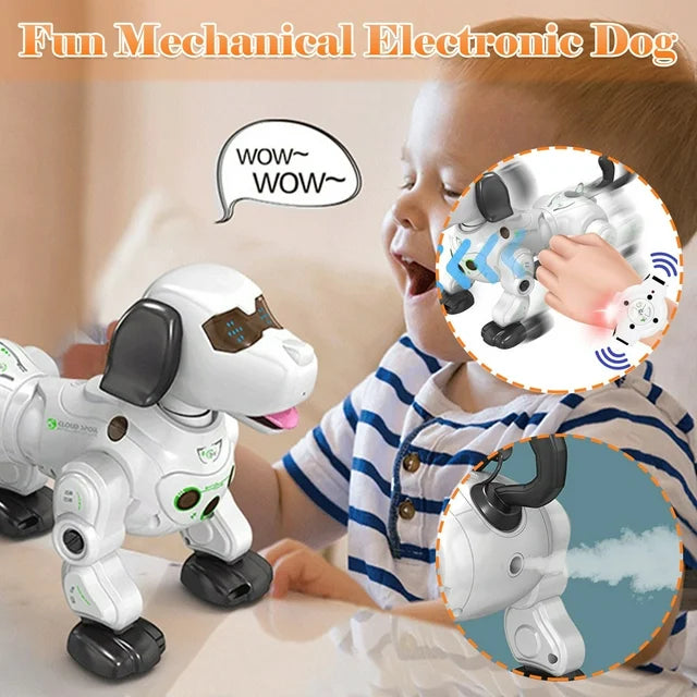 RC Multi-functional Lucky Robot Dog With Smoke