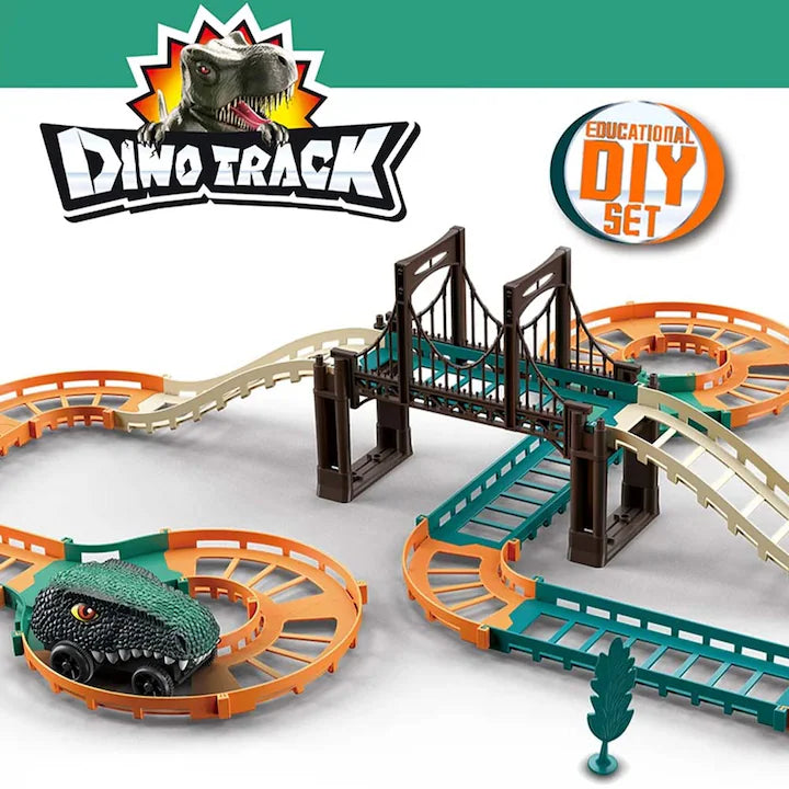DIY Dino Urban Rail Track Set