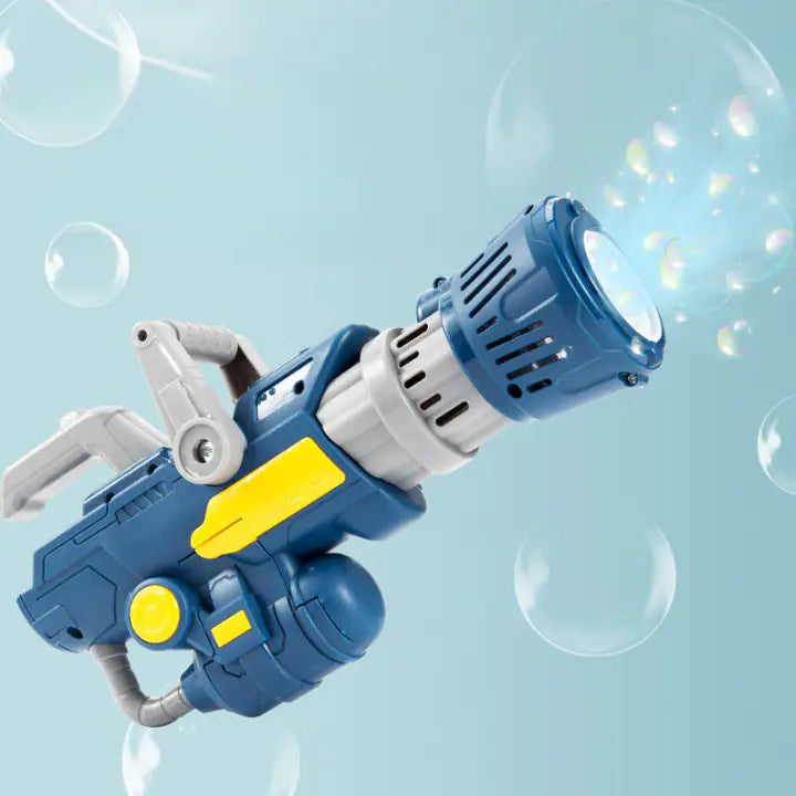 Electric Gatling Colorful Bubble Gun