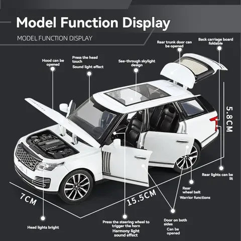 1:32 Diecast Range Rover Fifty Model Car