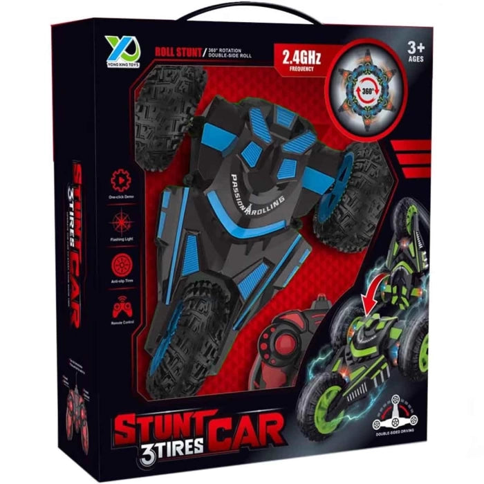 2.4GHz RC Double Sided Roll Stunt Car