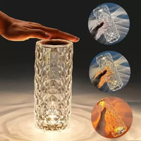 Crystal Table Lamp-USB Charging & Touchable