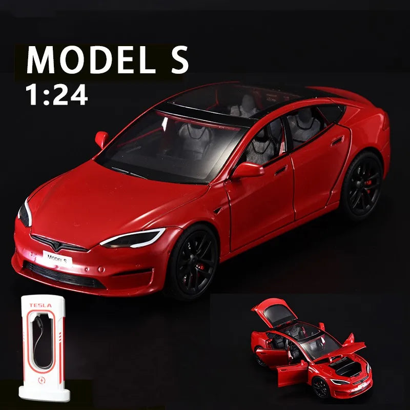 1:24 Diecast Tesla Model S Car