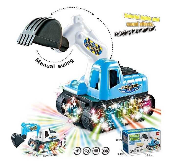 Electric Police Truck With Light & Sound