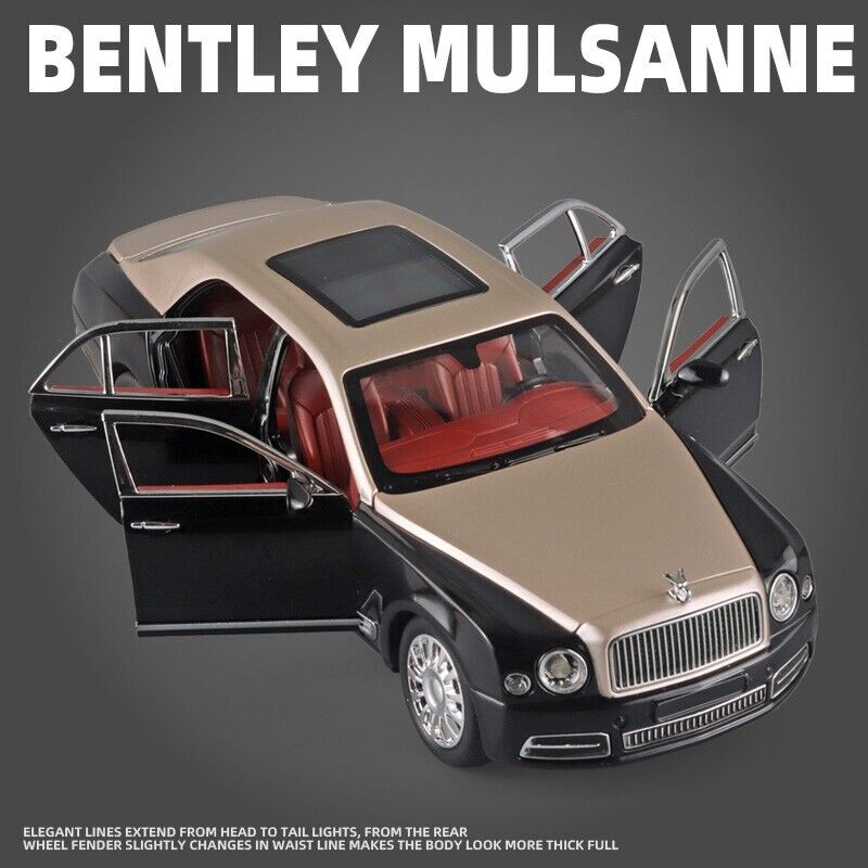 1:24 Diecast Bentley Mulsanne Model Car
