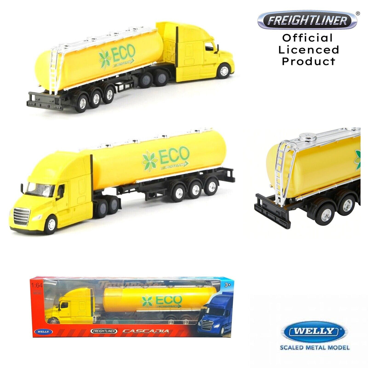 1:64 Diecast Freight-liner Eco Transporter Truck