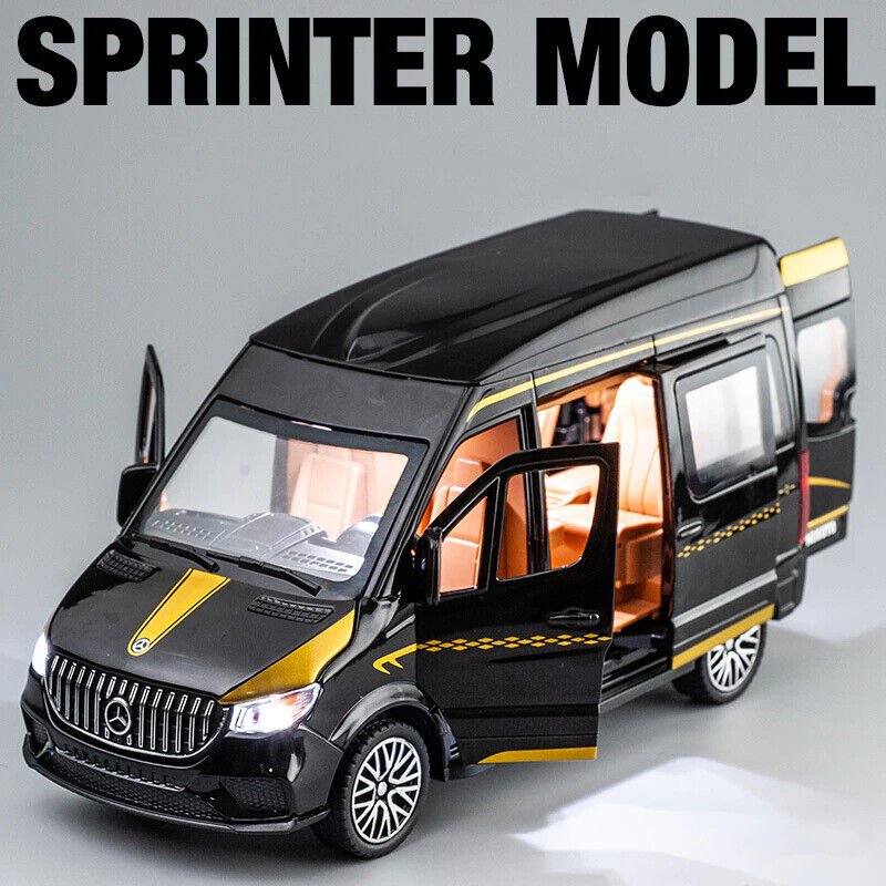 1:24 Diecast Mercedes Benz Sprinter MPV Van