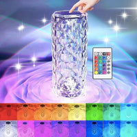 Crystal Table Lamp-USB Charging & Touchable