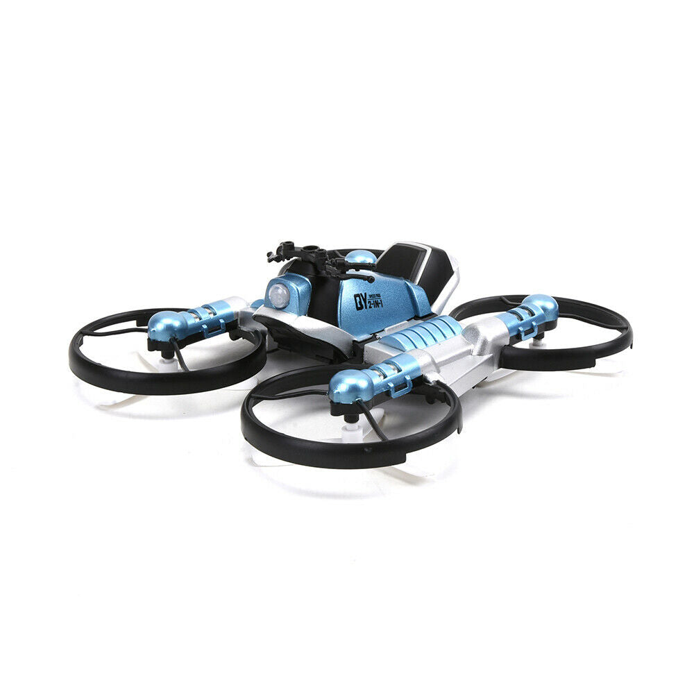 R/C Rechargeable LEAP Motorcycle/Quad-copter