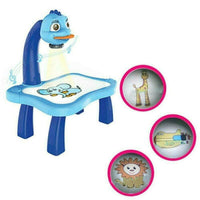 Kids Learning Projector for Painting - Blue