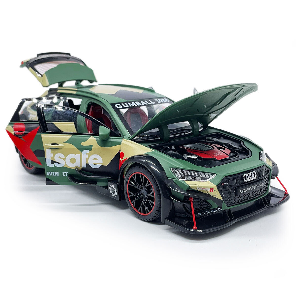 1:24 Diecast Audi RS6 DTM Modified Vehicle